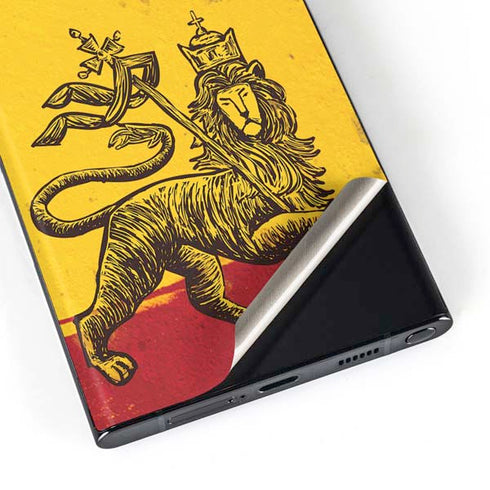 The Lion of Judah Rasta Flag Galaxy Skins